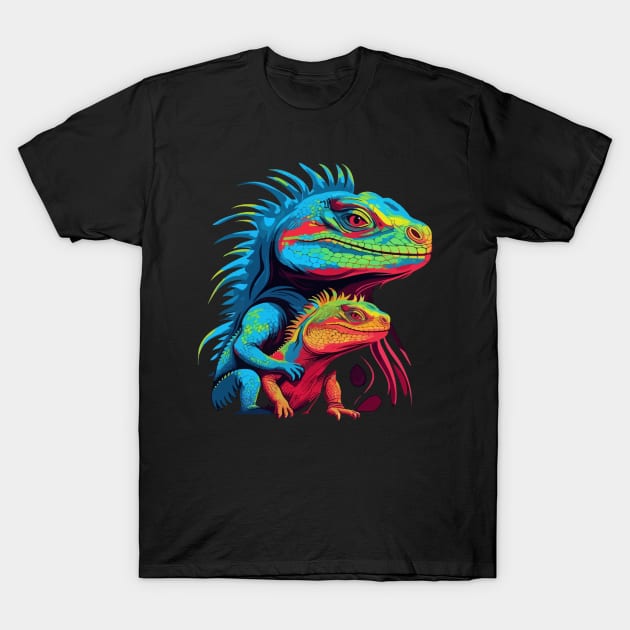 Iguana Mothers Day T-Shirt by JH Mart